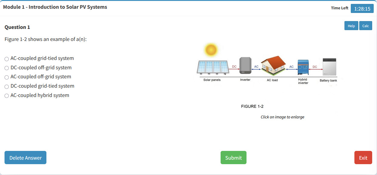 SAmple exam question