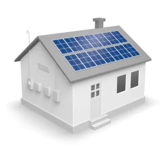 Roof with Solar Panels