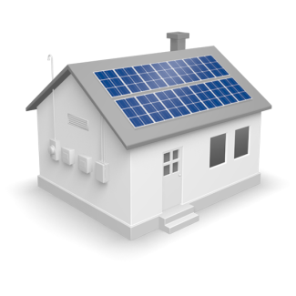 Roof with Solar Panels
